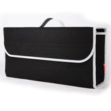 Car Storage Travel Bag Soft Woolen Felt Car Trunk Organizer Car Storage Box Bag Fireproof Stowing Tidying Package Blanket Tool