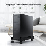 ORICO Mobile Adjustable Computer Tower Holder Computer CPU Stand Cart with Braking Lock Wheels Stand For PC Computer Cases