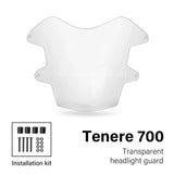 For YAMAHA Tenere 700 Tenere700 XT700Z XT 700 Z 2019 - 2022 Motorcycle Headlight Protector Light Cover Protective Guard Acrylic