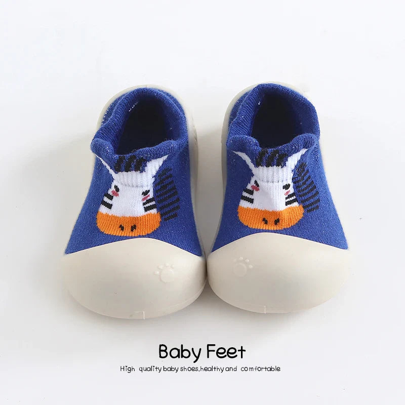 Baby sock Shoes Anti-slip Spring Cartoon animal Shoes Baby Girl baby boy Soft Rubber Sole shoes