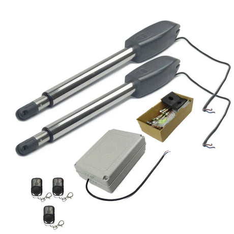 Heavy Duty PKM-C02 Automatic Electric Swing Gate Opener Operator Actuator Remote Control Swing Door Motor Drive Kit AC110V/220V