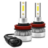 1Pair  H1/H7 /H8/H9/H11 COB LED Headlight Bulbs 110W 20000LM High Low Beam White Lights