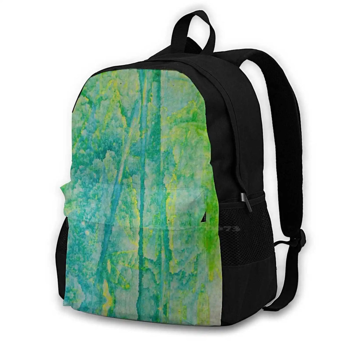 Rainforest Dawn Backpacks For Men Women Teenagers Girls Bags Yellow Green Rainforest Nature Outdoors Dawn Beautiful Backdrop