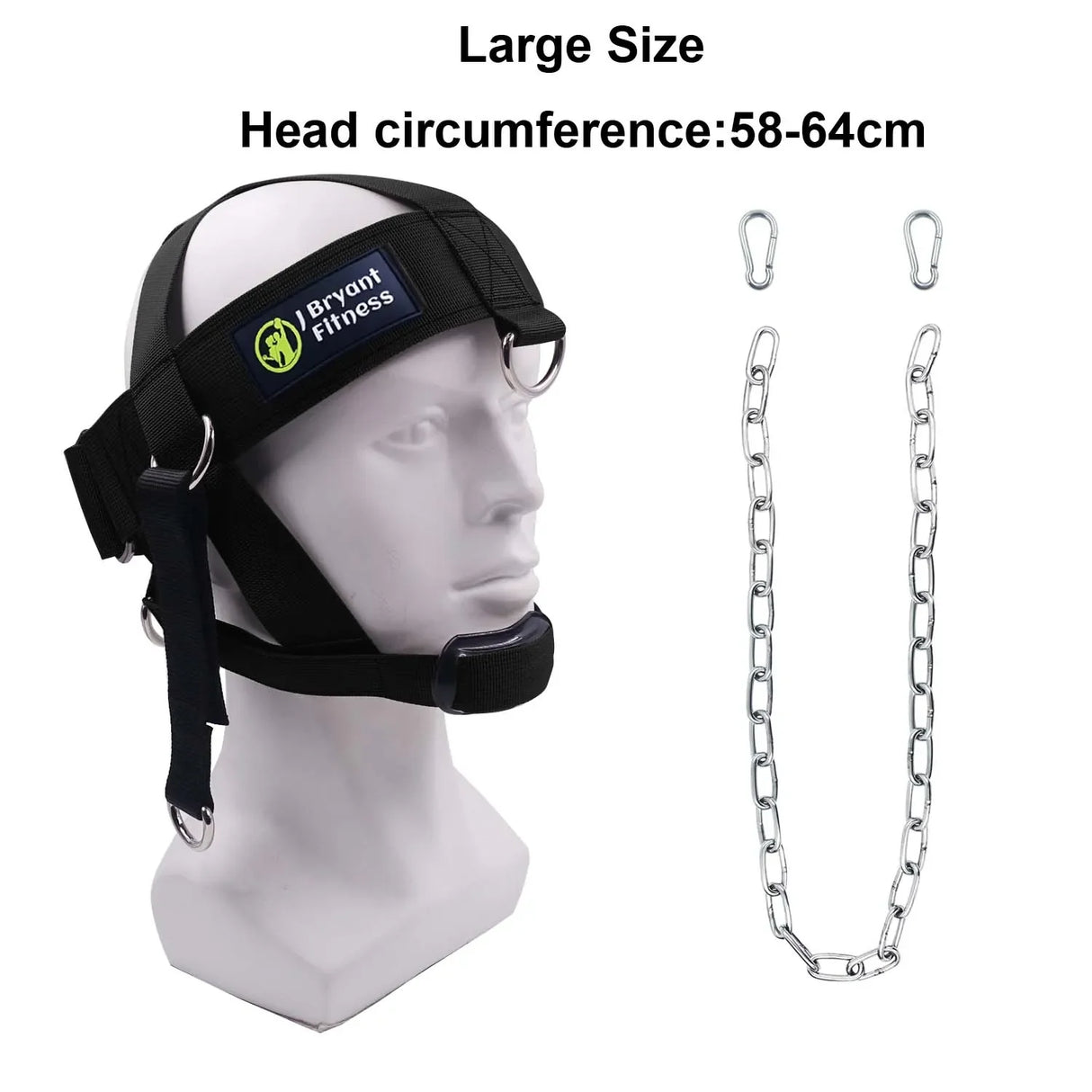 Head Neck Harness for Weight Lifting Training Diverse Workout Adjustable Strap Chin Pad Strength Powerlifting Workout Equipment