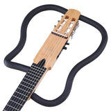 Headless Silence Classical Guitar 6 String 34 Inch Classic Silent Guitar Full Canada Maple Wood Body Can Foldable