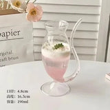 Heart Love Shaped Glass Mug Couple Cups Bird and Various Cocktail Glass Cup Tea Beer Mugs Milk Coffee Cup Gift Drinkware Verres