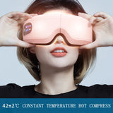 Heated Eye Massager 16D Smart Airbag Vibration Eye Care Instrument With Bluetooth Eye Massage Glasses Fatigue Pouch ＆ Wrinkle