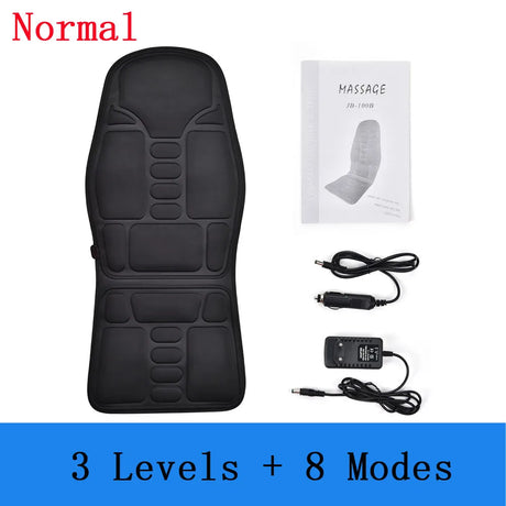 Heating Full Body Massager Cushion Shiatsu Electric Back and Neck Masssage Shoulder Waist Muscle Relax Car Chair Office Seat Pad