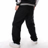 Plus Size Waist 30-46Inch Streetwear Baggy Jeans Men's Designer Clothes Embroidered Flower Wings Trousers Male