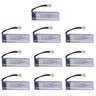 5PCS 3.7V 500mAh li-po Battery for H37 V966 V977 T37 X20 U815A U818 RC Quacopter Spare Parts Accessories 721855 XH2.54