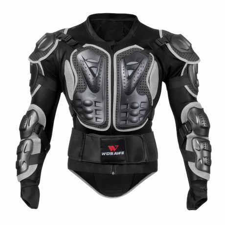 WOSAWE Sports Motorcycle Armor Protector Jacket Body Support Bandage Motocross Guard Brace Protective Gears Chest Ski Protection