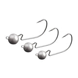 10Pcs Fishing Crank Hook 3.5g 5g 7g 10g Exposed Jig Head Fishing Tackle Barbed Fishhook Bass Saltwater Fishing Tackle 2021