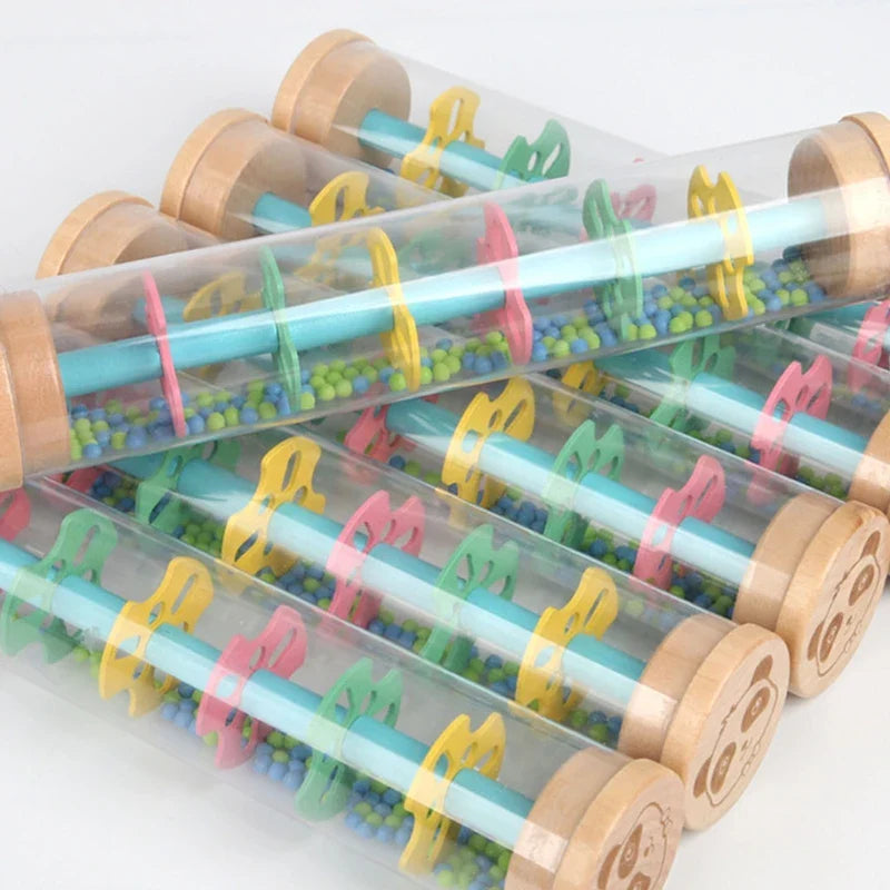 Sensory Developmental Rhythm Shaker Rain Stick Musical Toy Present for Preschooler Popular Musical Instrument