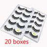 50/100 Pairs False Eyelashes Wholesale Fluffy Long Lashes Natural Makeup Tools Eye Lashes Bulk Faux Mink Lashes maquiagem