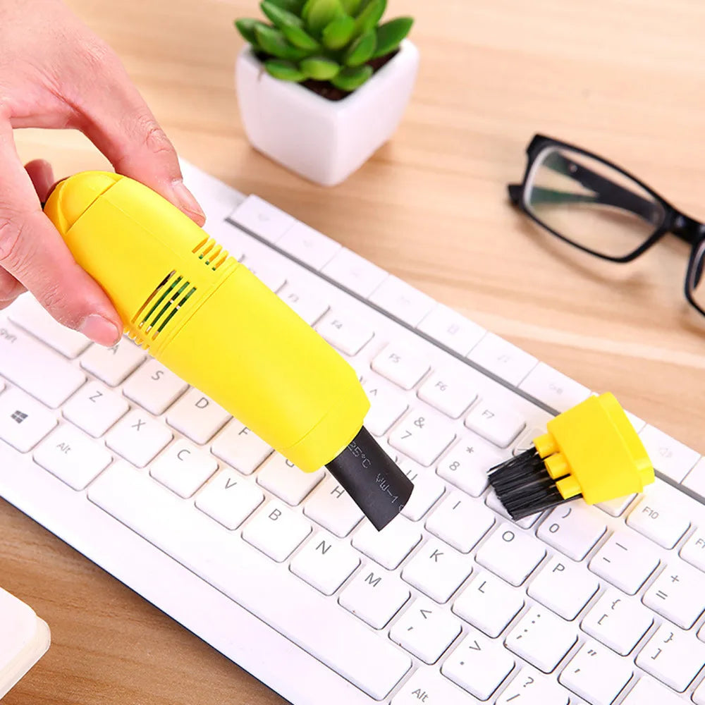 Mini USB Vacuum Cleaner Computer Vacuum PC Laptop Brush Dust Cleaning Kit portable vacuum cleaner USB Keyboard Cleaner  J10