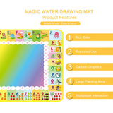 Coolplay Magic Water Drawing Mat Doodle Mat & Pens Baby Play Mat  Rug Montessori Toys Painting Board Educational Toys for Kids