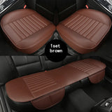 Ultra-Luxury Car Seat Protection Single Seat Without Backrest PU Senior Leather Car Seat Cover For Most Four-Door Sedan&SUV