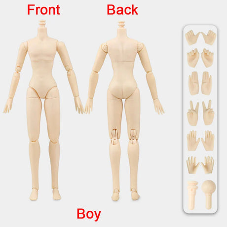 OB24 Blyth Dolls Body for ICY Moveable joints Blyth Boy Girl doll Body 19 joint azone s pure neemo 1/6 BJD ob24 anime girl