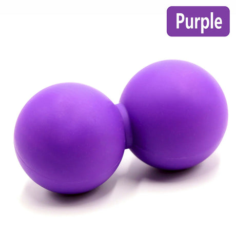 Double Lacrosse Ball MyofasciaPeanut Massage Ball High Density Fitness Body Fascia Massage Yoga Exercise Relieve Pain