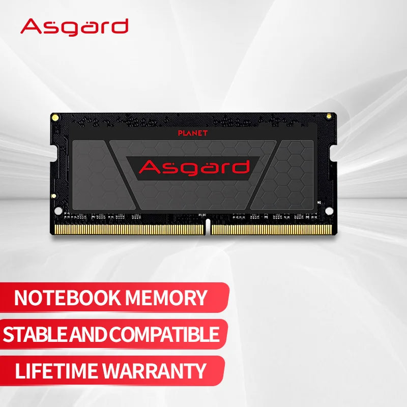 Asgard Laptop Memoria RAM DDR4 8GB 16GB 32GB 2666MHz 3200MHz Sodimm Notebook Memory A1 Series