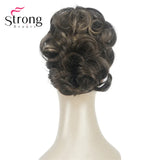 StrongBeauty Silver Short Natural Wave Ponytail Hair Extension With Claw Clip In Hairpiece COLOUR CHOICES