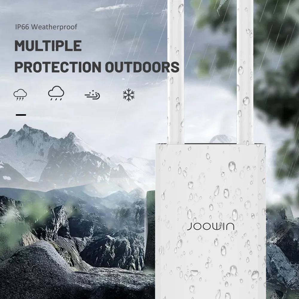 JOOWIN Dual Band 5Ghz High Power Outdoor AP 1200Mbps 360 Degree Omnidirectional Coverage Access Point Wifi Base Station JW-EW72