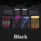 Car Rear Seat Back Storage Bag Multi Hanging Nets Pocket Trunk Organizer Auto Stowing Tidying Interior Accessories Supplies