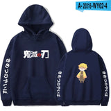 Anime Hoodie Demon Slayer Oversized Hoodies Sweatshirts Men/Womens Autumn Sweatshirt Harajuku Casual Clothing fashion Pullovers