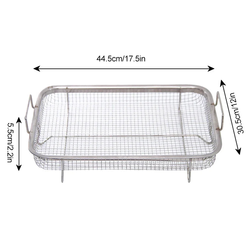 Copper Baking Tray Oil Frying Baking Pan Non-stick Chips Basket Baking Dish Grill Mesh Barbecue Tools Cookware For Kitchen