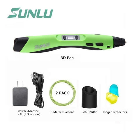 SUNLU SL-300 3D Printing Pen - Create Stunning 3D Art with Adjustable Temperature and LED Display, Perfect for Gifts and Creative Projects!