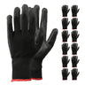 nylon safety coating gloves gardening work protection construction workers protective gloves coating machinery work gloves S M L