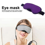 1pcs New Temperature Control Heat Steam Cotton Eye Mask Dry Tired Compress USB Hot Pads Eye Care