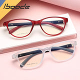 iboode Cat Eye Oval Baby Kids Glasses Frame Boys Girls Computer Protective Optical Eyeglasses Fashion Children’s spectcle Frames