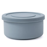 Baby Silicone Feeidng Solid Food Storage Box Kitchen Bento Round Bowl Microwave Heating Dishes Plates Children's Tableware