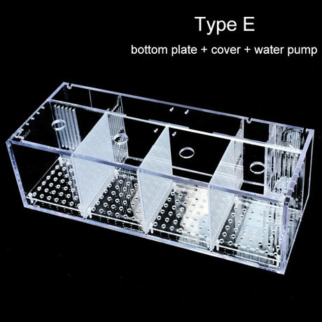 220V Creative Betta Fish Tank Breeding Incubator Isolation Box Water-free Desktop Small Acrylic Ecological Aquarium Tank