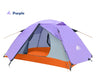 Hewolf 2 Person Waterproof Camping Tent For Outdoor Recreation Double Layer 4 Seasons Hiking Fishing Beach Tourist Tents