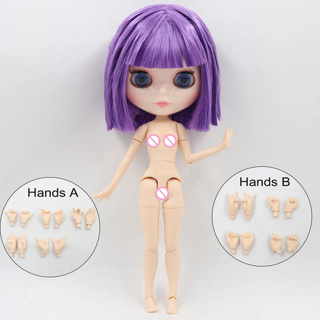 ICY DBS Blyth Doll 1/6 BJD Joint Body White Skin Special Offer On Sale Random Eyes Color 30cm TOY Girls Gift Anime