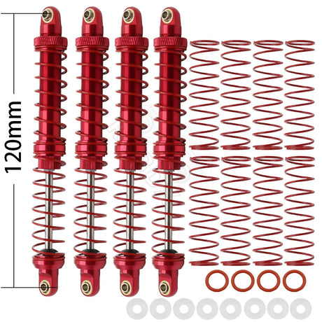 Metal 70mm 80mm 90mm 100mm 110mm 120mm Shock Absorber Oil Damper for 1/10 RC Crawler Car Axial SCX10  AXI03007 RBX10 D90 TRX4