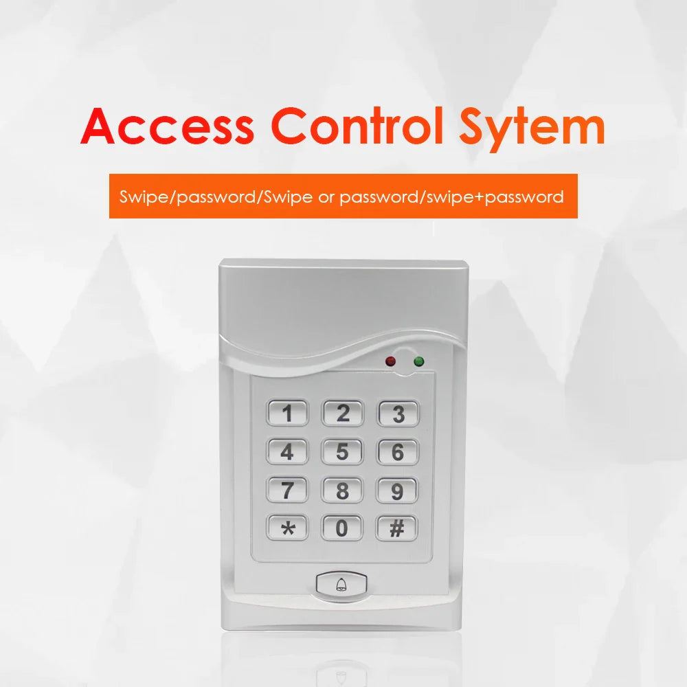 125khz RFID Card access controller wiegand 26 input Backlight Keypad ID Card Reader Door Lock System 6000 users