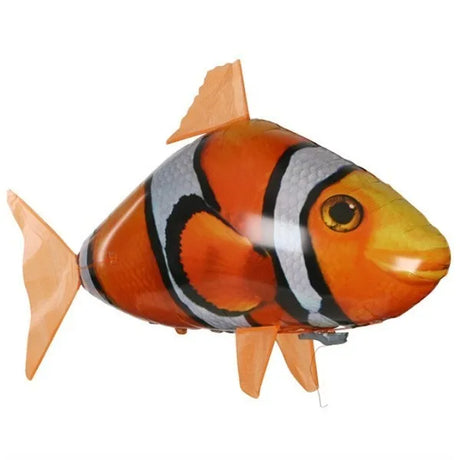 RC Shark Toys Air Swimming Remote Control Animal Infrared Fly Air Balloons Clown Fish Toy For Children Xmas Gifts Decoration