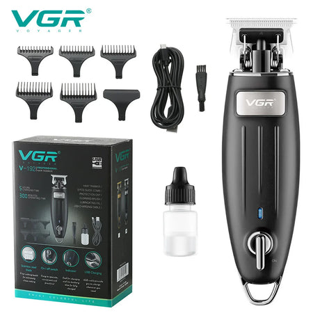 VGR 192 Hair Clipper Electric Professional Personal Care Home Appliance USB Trimmer Barber For Haircut Machine Salon VGR V-192