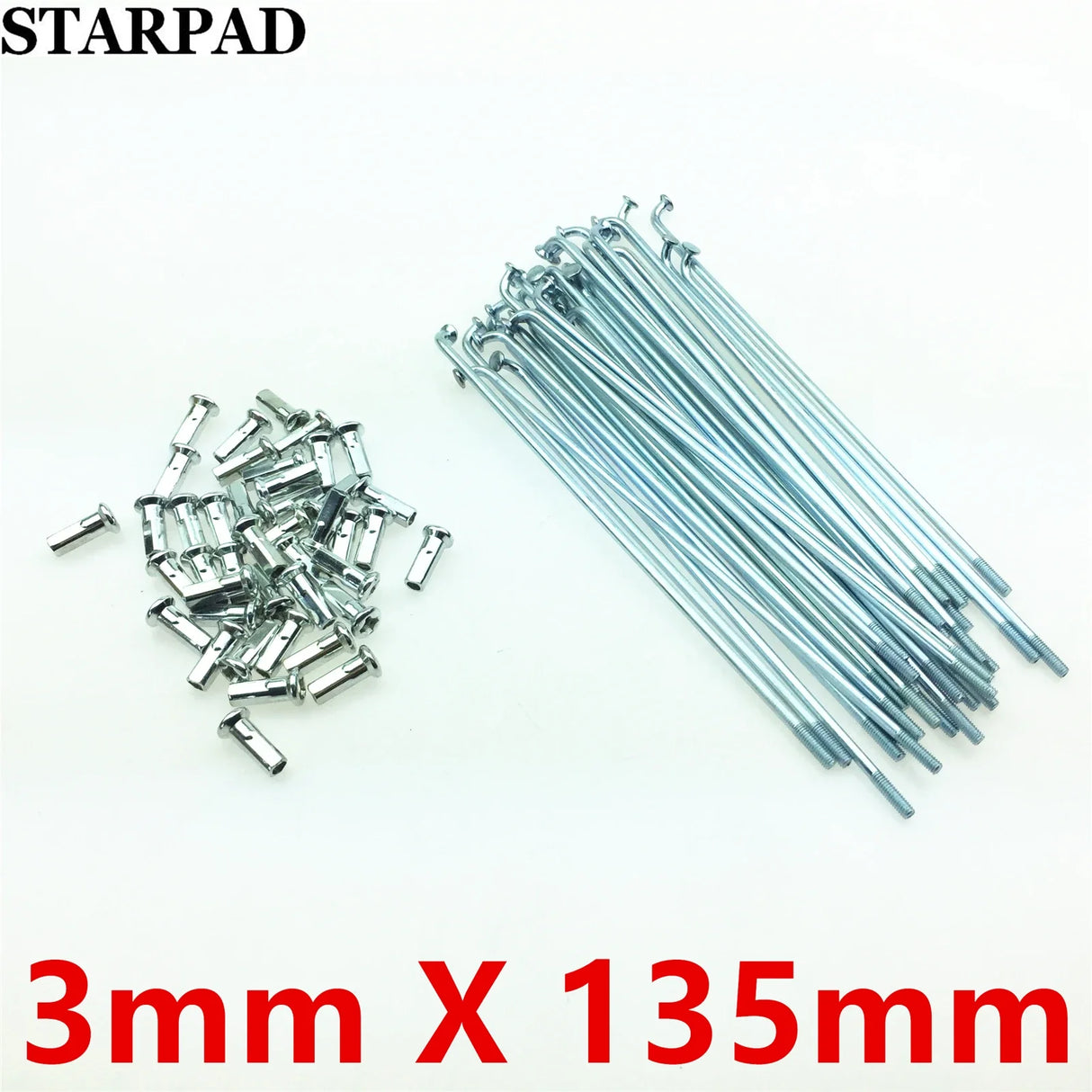 36pcs Motorcycle Accessories Spokes Wire about 20 Cm In Diameter 3 Mm Universal Electric Vehicle Parts Bicycle Spokes