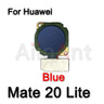 Aiinant Home Power Back Button Touch ID Finger Scanner Fingerprint Sensor Flex Cable For Huawei Mate 20 Lite Pro Spare Parts