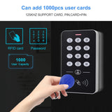 OBO Hands Door Access Control System Kit RFID Keypad + Power Supply + Electric 180KG Magnetic Lock Strike Door Locks for Home