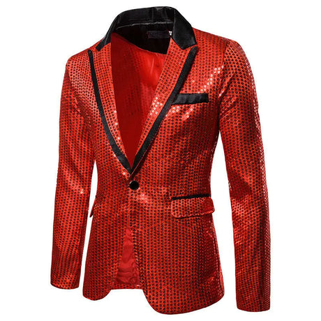 Shiny Gold Shiny Shiny Decorated Blazer Jacket for Men Night Club Graduation Men Suit Blazer Homme Costume Stage Wear for Singer