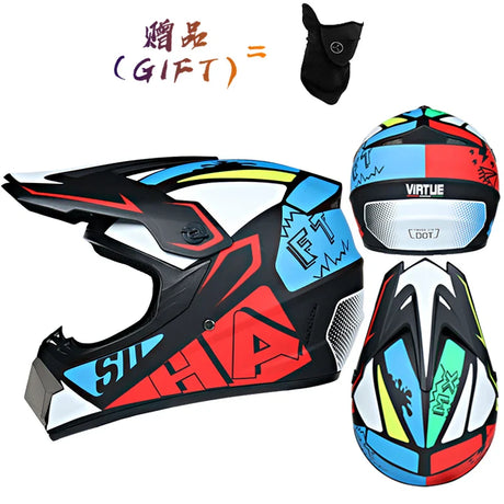 Lightweight Motorcycle Off-road Helmet ATV Off-road Vehicle Downhill Mountain Bike DH Racing Helmet Cross Helmet Capacetes Dot