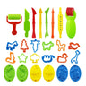 26Pcs Plastic Play Dough Model Tools Set Toy Educational Creative 3D Plasticine Mold Modeling Clay Kit Slime Toys For Children