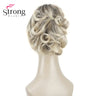 StrongBeauty Silver Short Natural Wave Ponytail Hair Extension With Claw Clip In Hairpiece COLOUR CHOICES