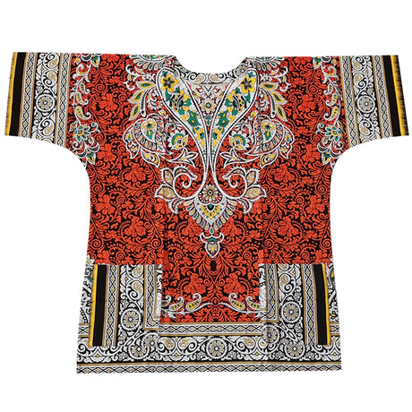 New fashion design African traditional printed 100% cotton Dashiki T-shirts for unisex