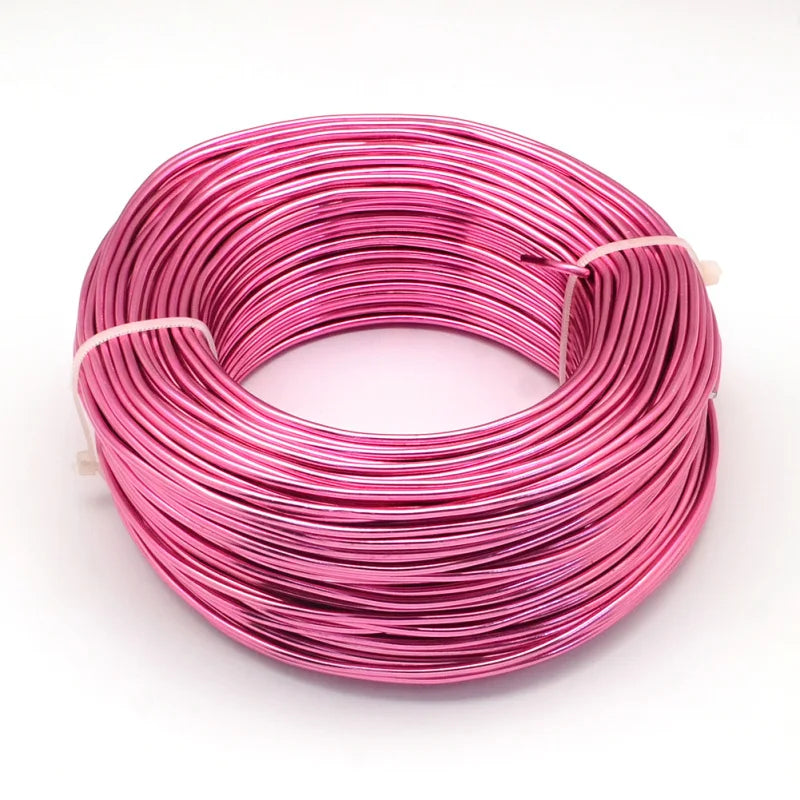 500g 0.8/1/1.2/1.5/2/3/2.5/3.5/4mm Aluminum Wire Bendable Beading Wire Supplies for Jewelry Making DIY Necklace Bracelets Craft